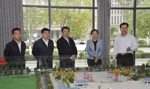 市長(zhǎng)陳青，副市長(zhǎng)王月成陪同省電力投資集團(tuán)公司總經(jīng)理李輝一行深入階州廣場(chǎng)視察