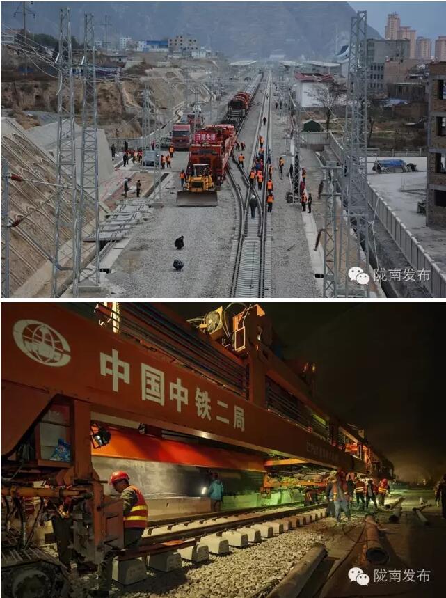 蘭渝鐵路最新進展！除胡麻嶺隧道外已全線鋪通