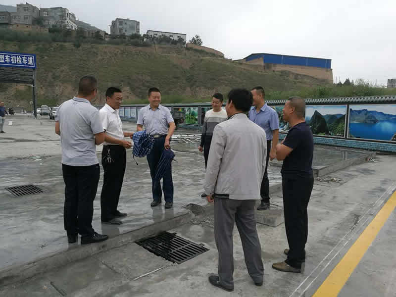 副總經(jīng)理孫宏雷一行赴子公司檢查指導工作